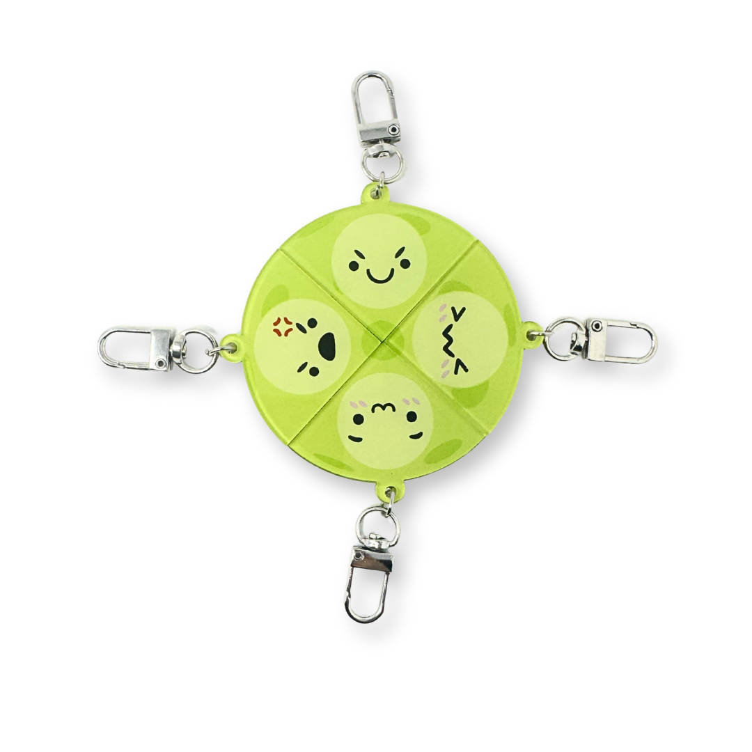Squad 4-Piece Magnetic Keychain