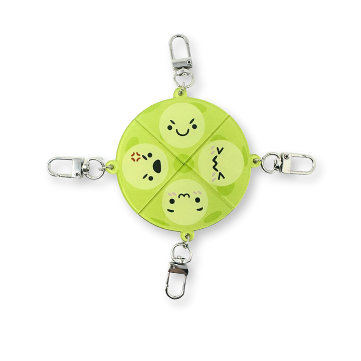 Squad 4-Piece Magnetic Keychain