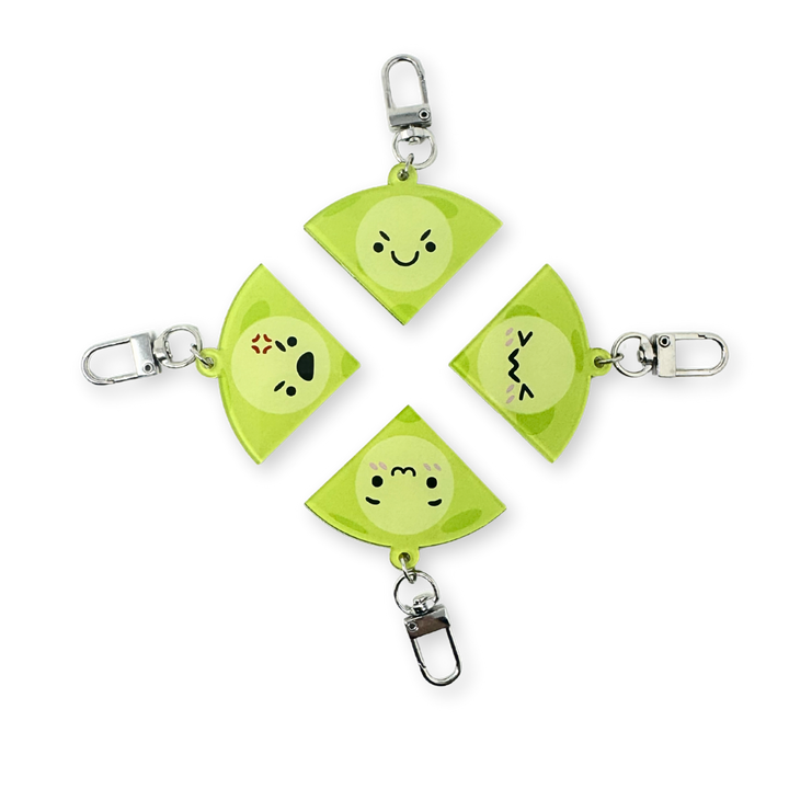 Squad 4-Piece Magnetic Keychain