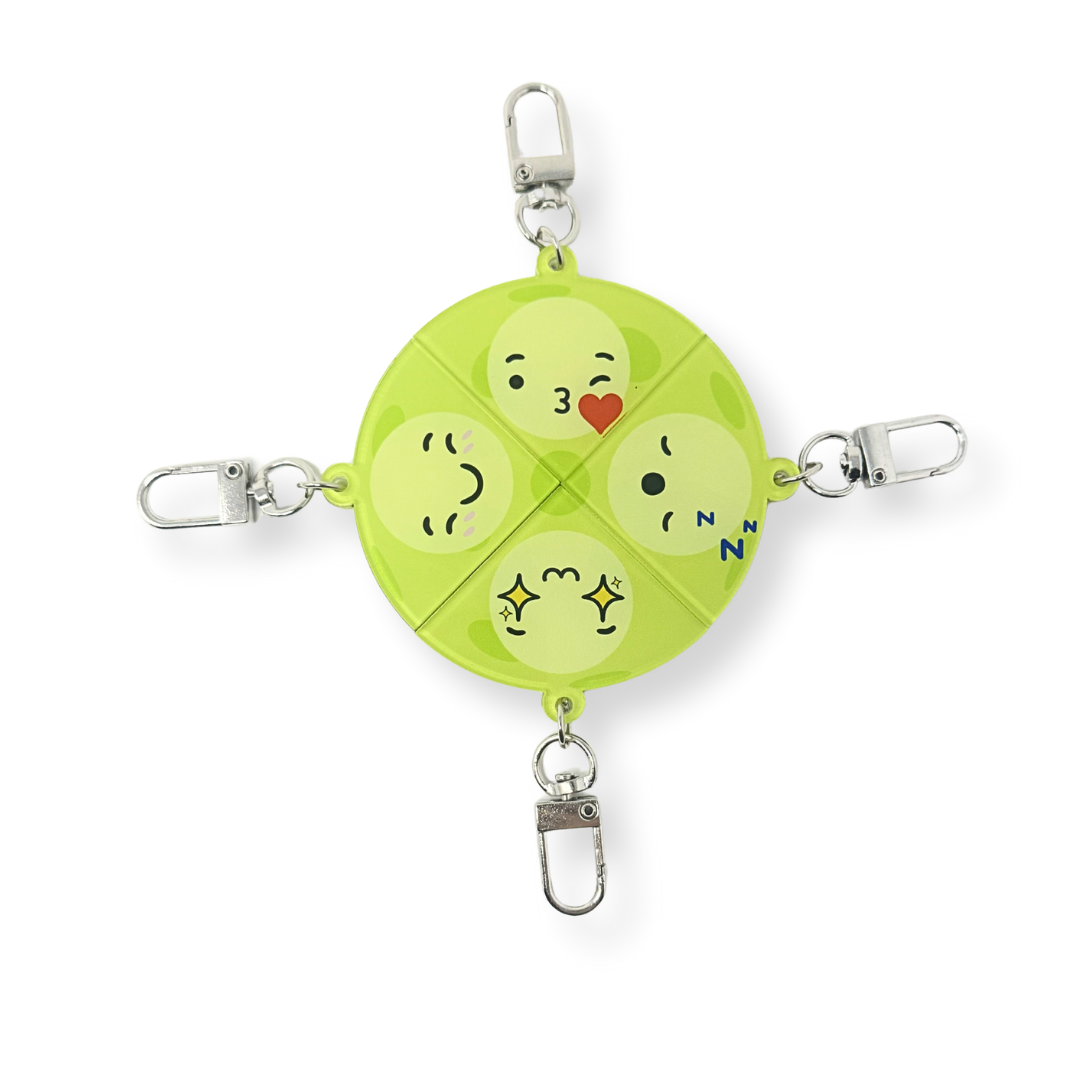 Squad 4-Piece Magnetic Keychain