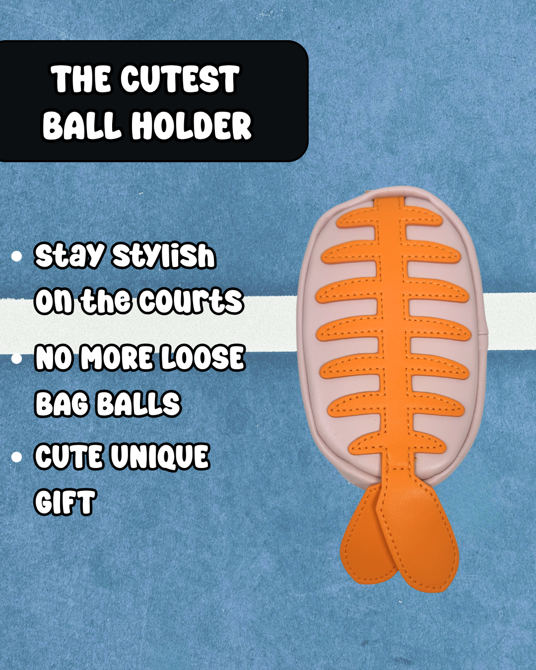 Shrimp Sushi Pickleball Holder
