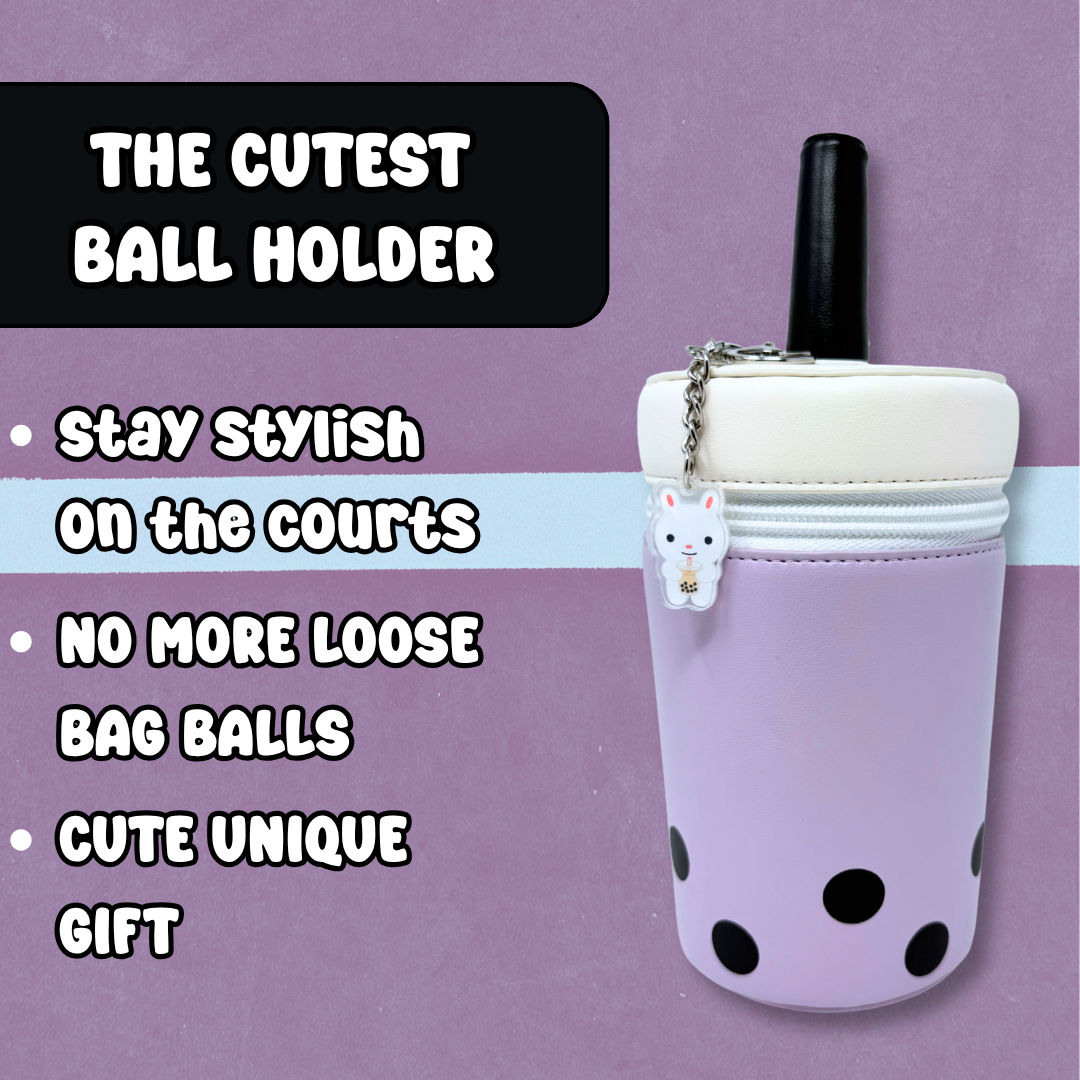 *PRE-ORDER* Taro Milk Tea Boba Pickleball Holder