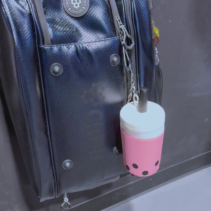 Strawberry Milk Tea Boba Pickleball Holder
